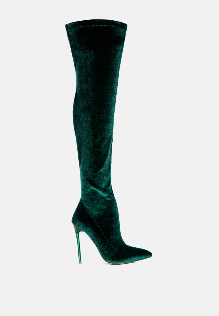 madmiss stiletto calf boots by London Rag