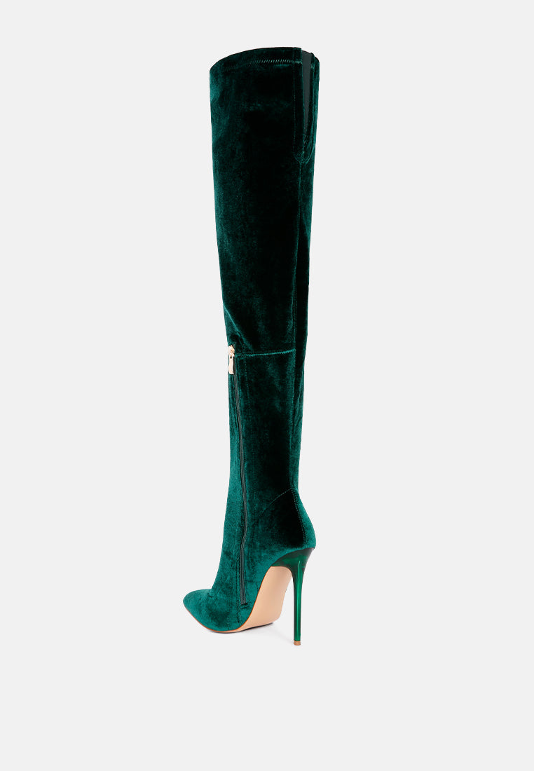 madmiss stiletto calf boots by London Rag