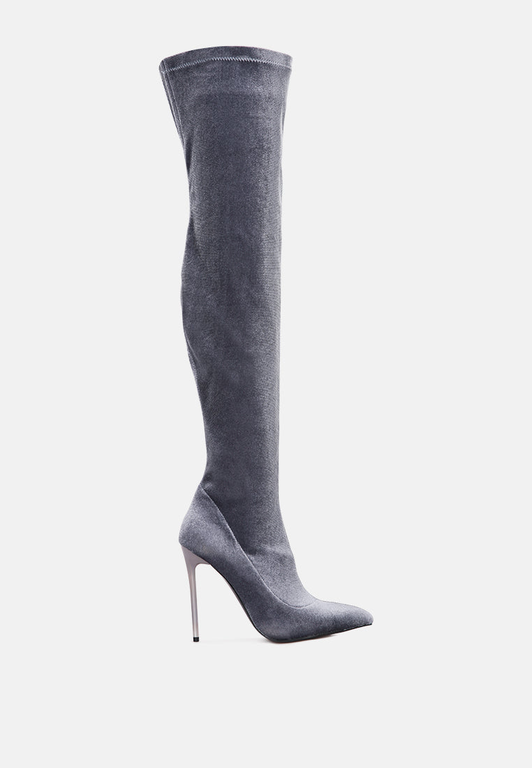 madmiss stiletto calf boots by London Rag