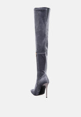 madmiss stiletto calf boots by London Rag