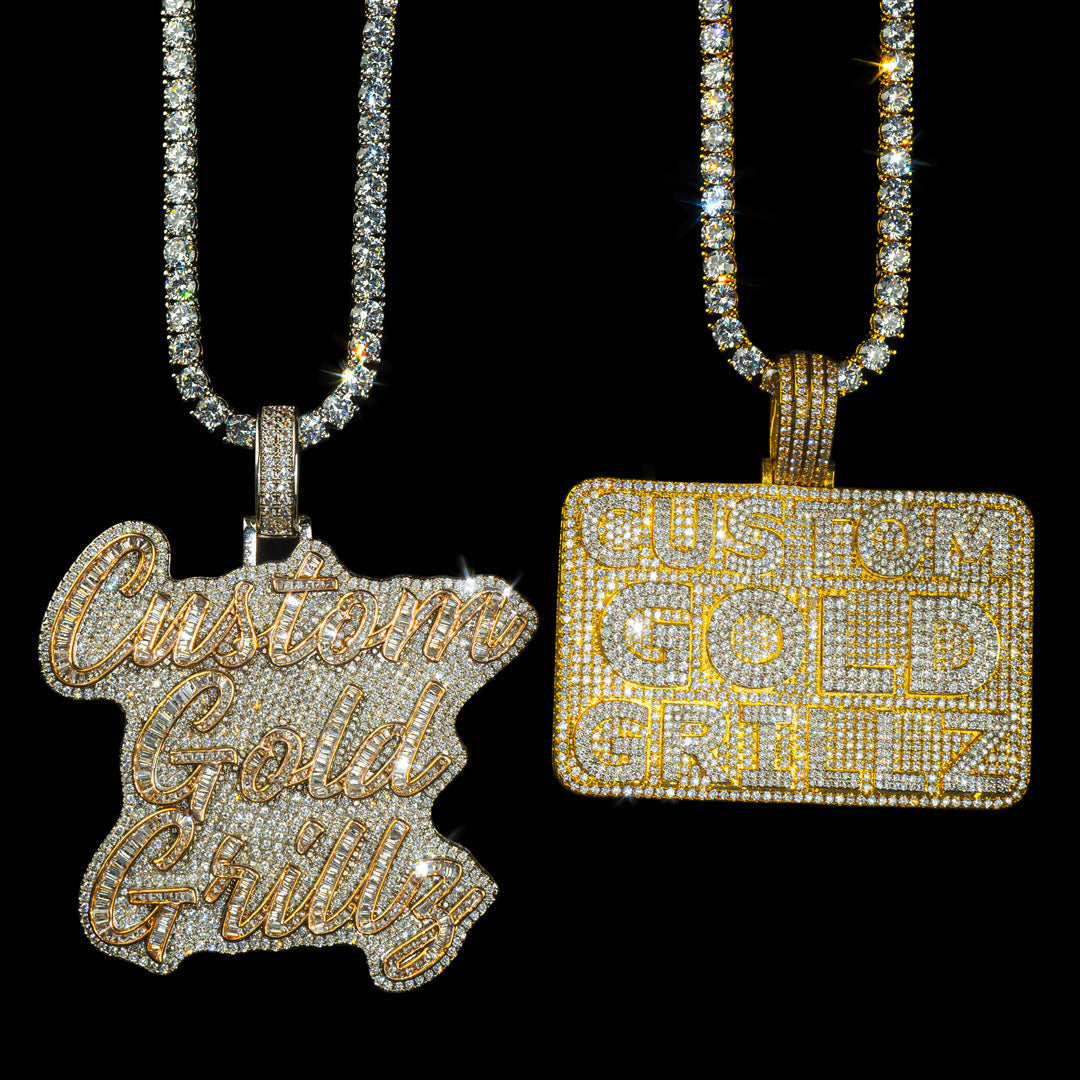 Custom Sterling Silver Pendant by Custom Gold Grillz