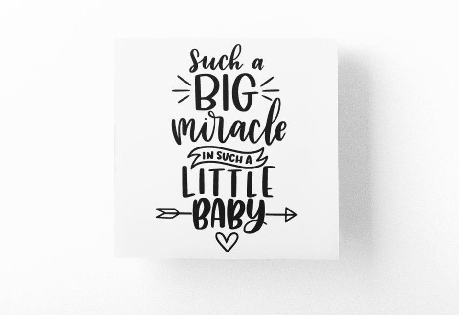 Such A Big Miracle Baby Sticker by WinsterCreations™ Official Store