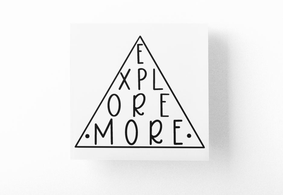 Explore More Adventure Sticker by WinsterCreations™ Official Store