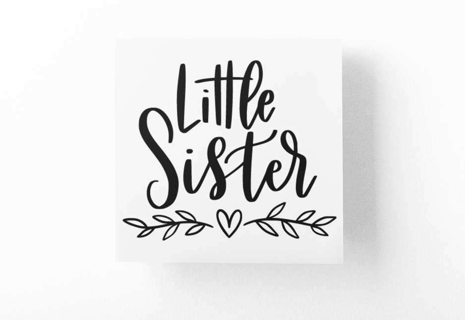Little Sister OR Big Sister Baby Sticker by WinsterCreations™ Official Store