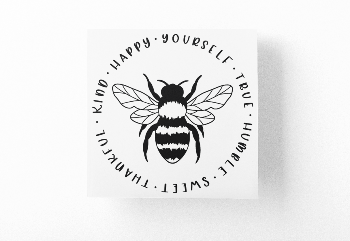 Bee Good Things Bumble Bee Sticker by WinsterCreations™ Official Store