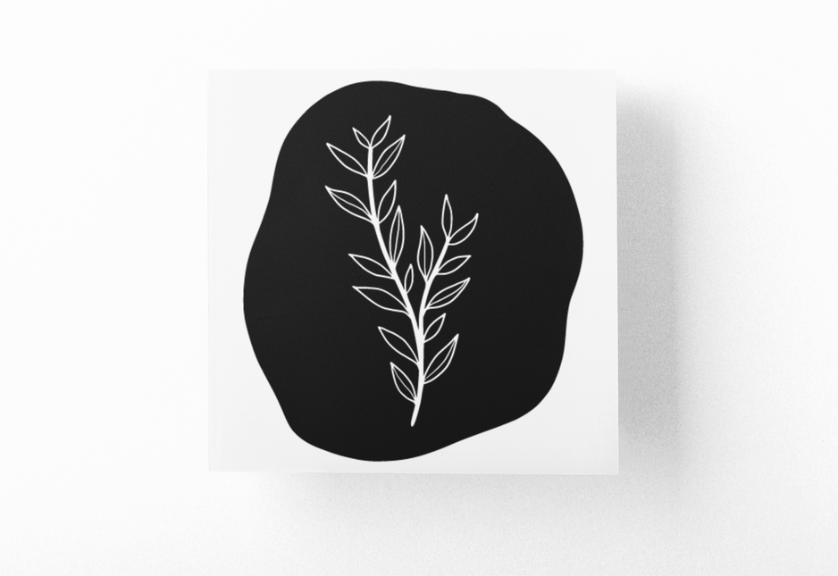 Boho Leaves Sticker by WinsterCreations™ Official Store