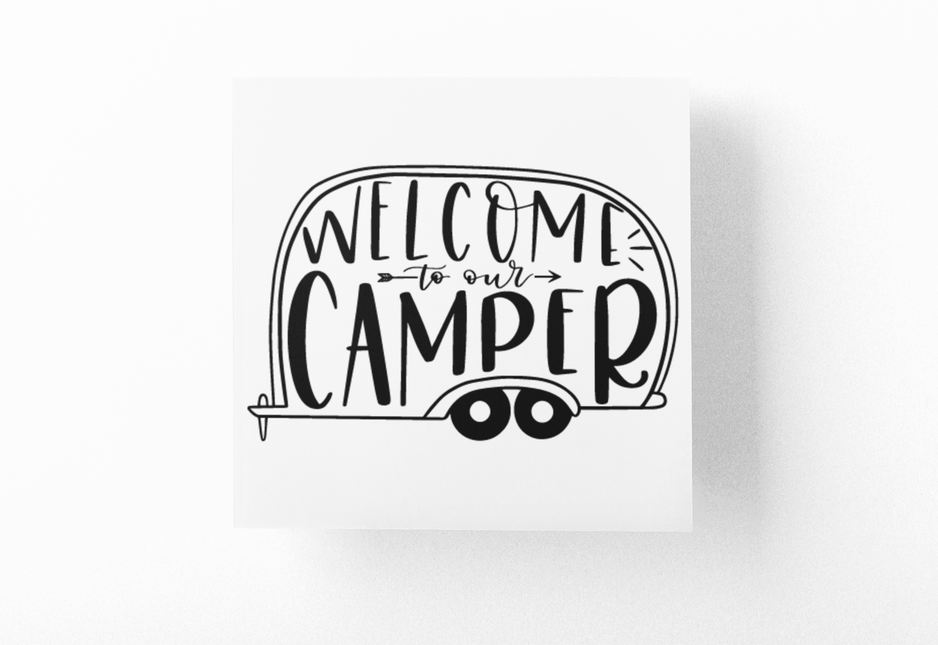Welcome To Our Camper Adventure Sticker by WinsterCreations™ Official Store