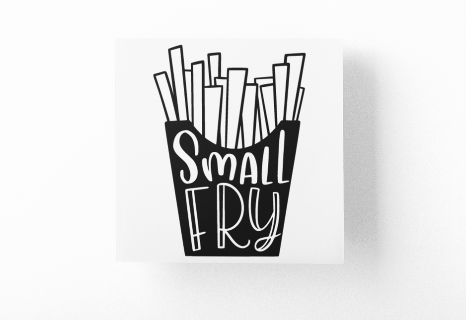 Small Fry Baby Sticker by WinsterCreations™ Official Store