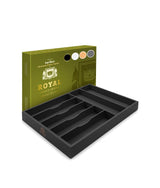 Silverware Tray Black by Royal Craft Wood