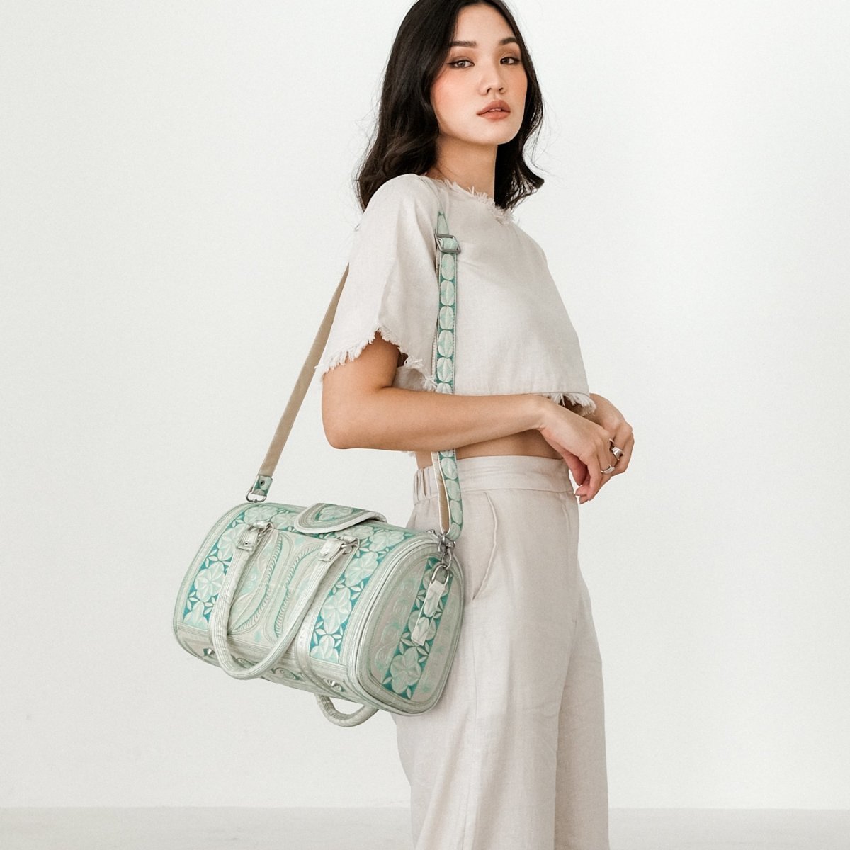 Mangaya Barrel Bag by Banda Bags