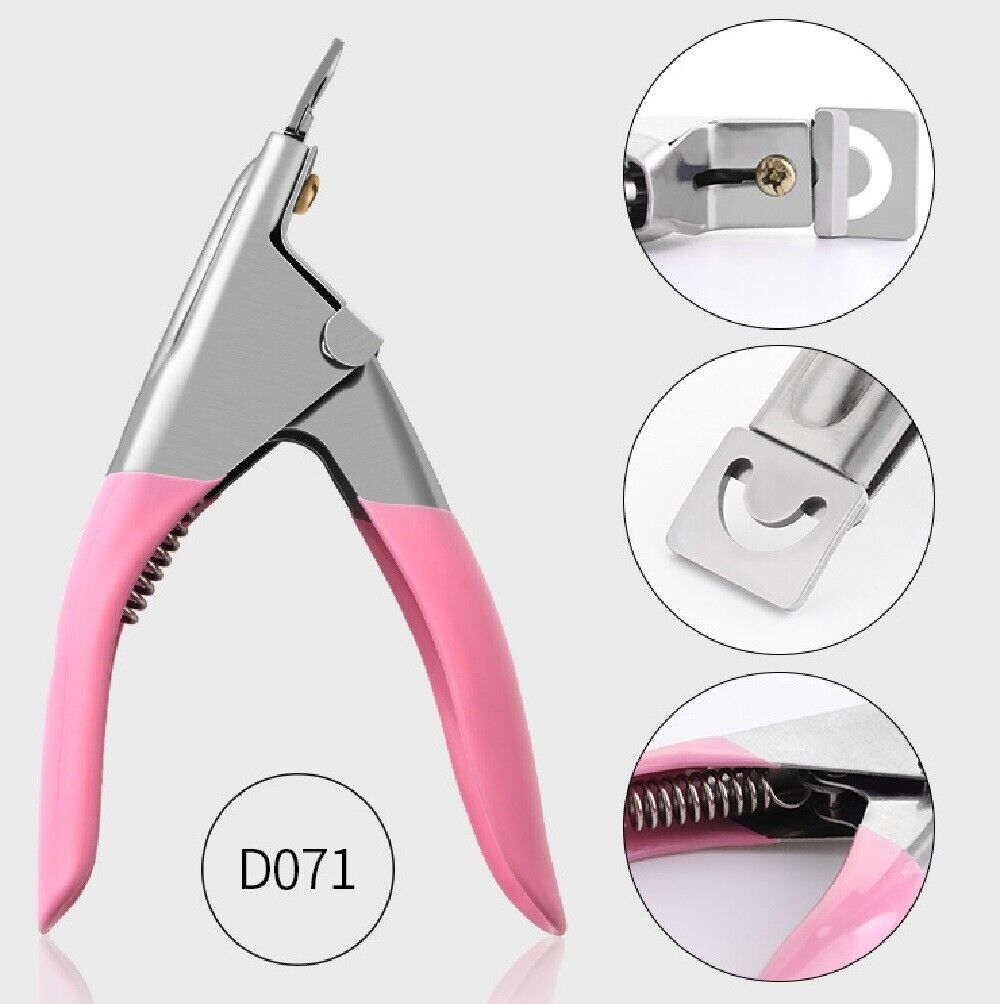 Manicure Tips Cutter Acrylic Nail Scissors False Nail Clipper U Edge Nail Art US by Plugsus Home Furniture