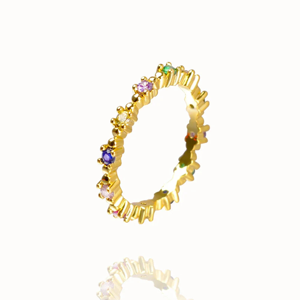 Speka Rainbow Ring Gold by Marigold Shadows