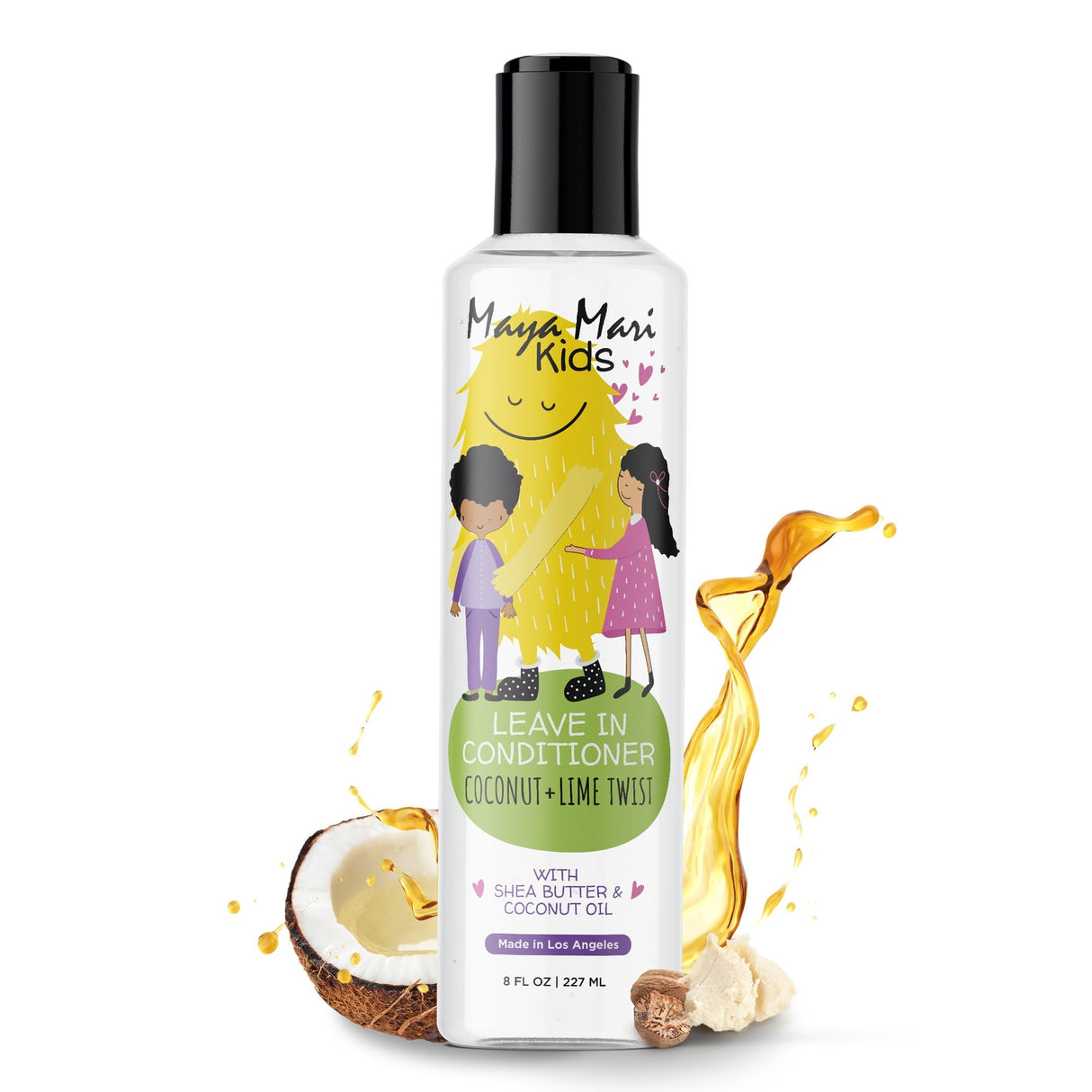 Maya Mari Kids Leave-in Conditioner With Coconut Oil, Shea Butter, and Marula Oil, Coconut and Lime Twist, 8 oz by  Los Angeles Brands