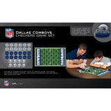 Dallas Cowboys Checkers Board Game by MasterPieces Puzzle Company INC