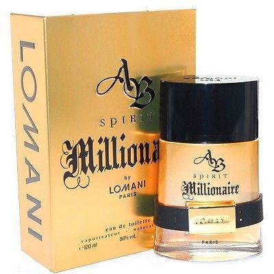 AB Spirit Millionaire by Lomani 3.3 oz EDP for men by LaBellePerfumes