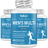 Men's Multi, Men Xtra, Energy, Immunity & Health Boost, 60 Vegan Capsules by NuBest Nutrition®