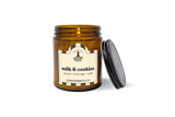 Milk & Cookies Candle - Chocolate, Brown Sugar, Vanilla Scent by Garsnett Beacon Candle Co.