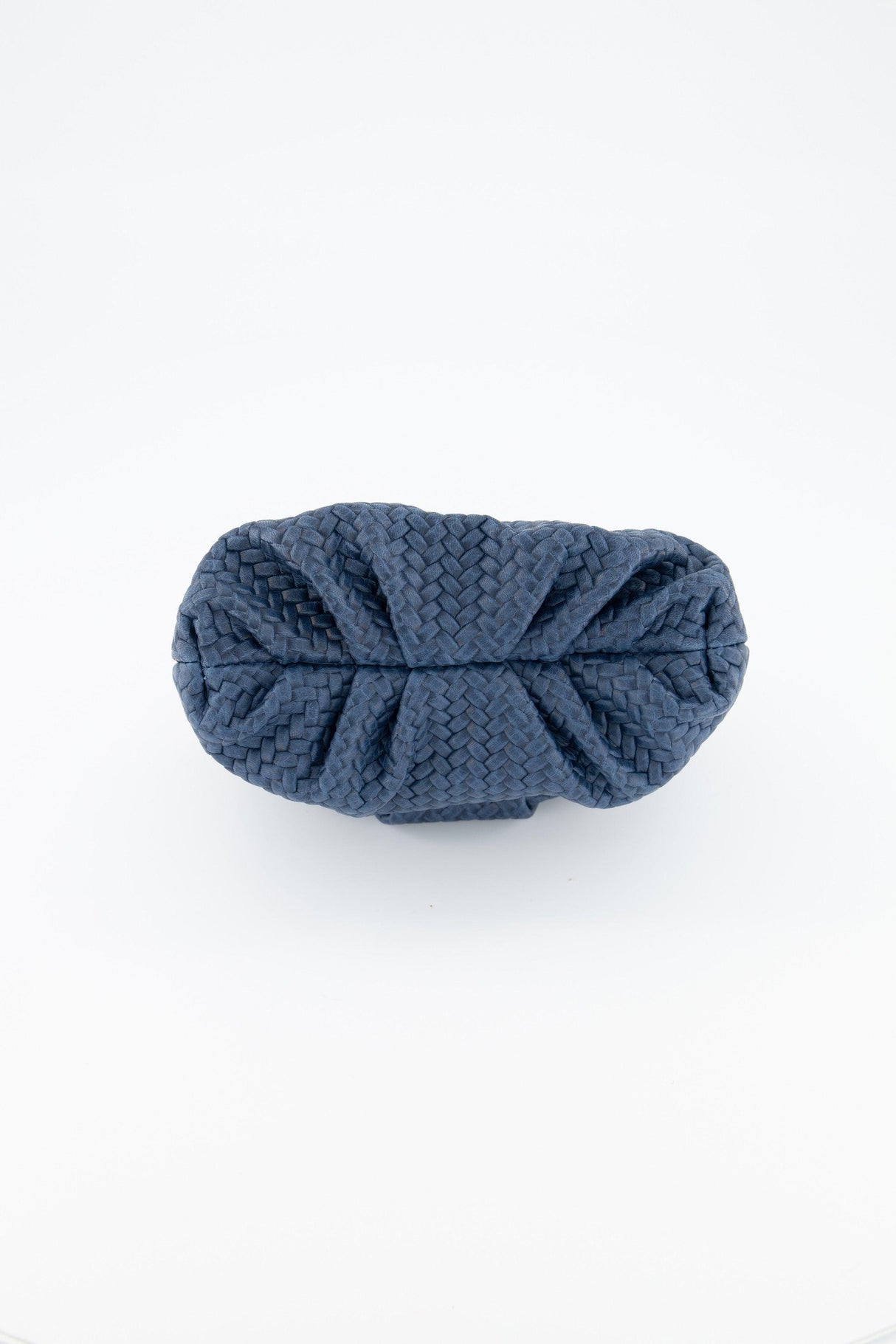 Mini Leda Braid Handbag Navy by Ladiesse