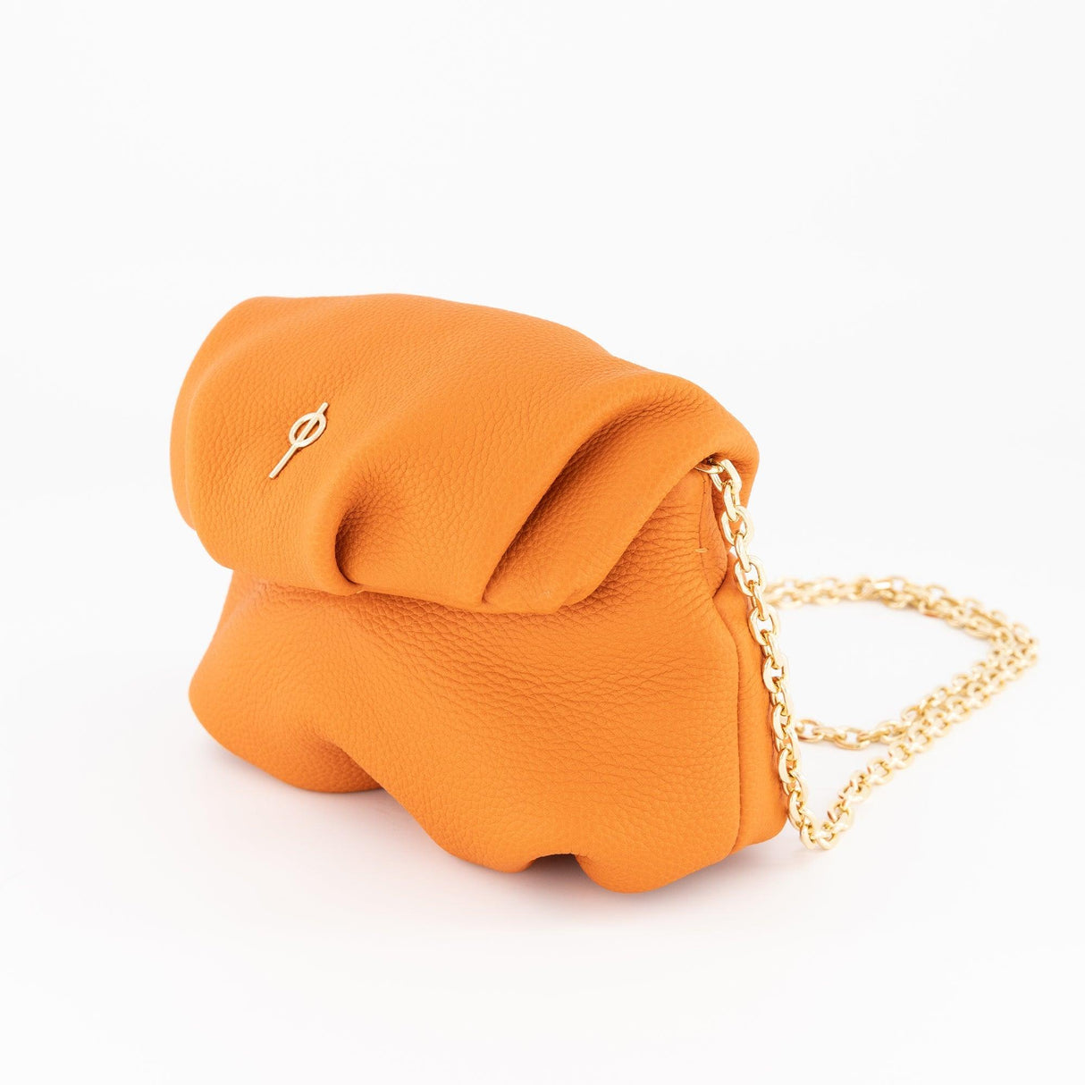 Mini Leda Floater Handbag Orange by Ladiesse