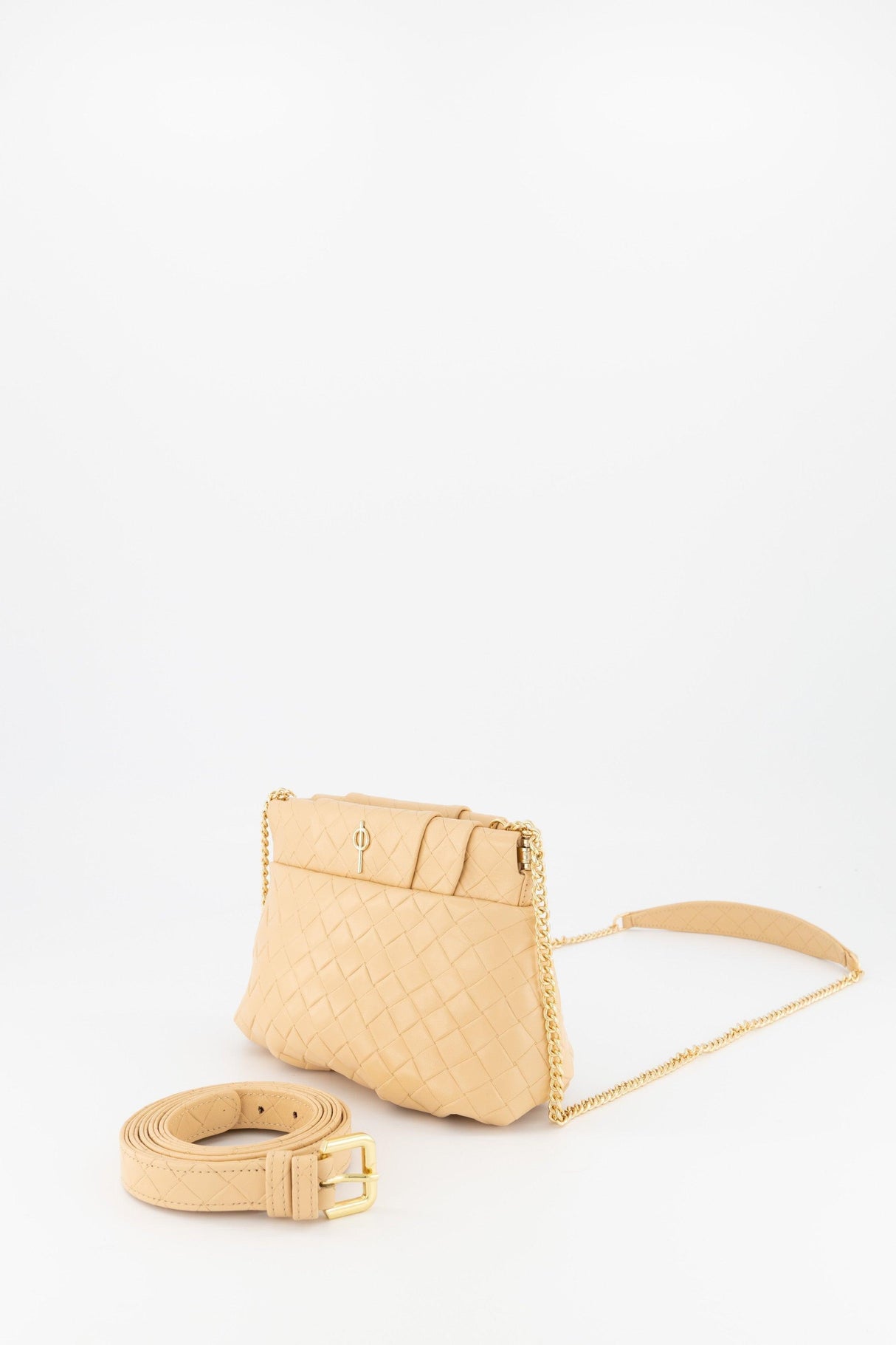 Mini Thalia Handbag Camel by Ladiesse