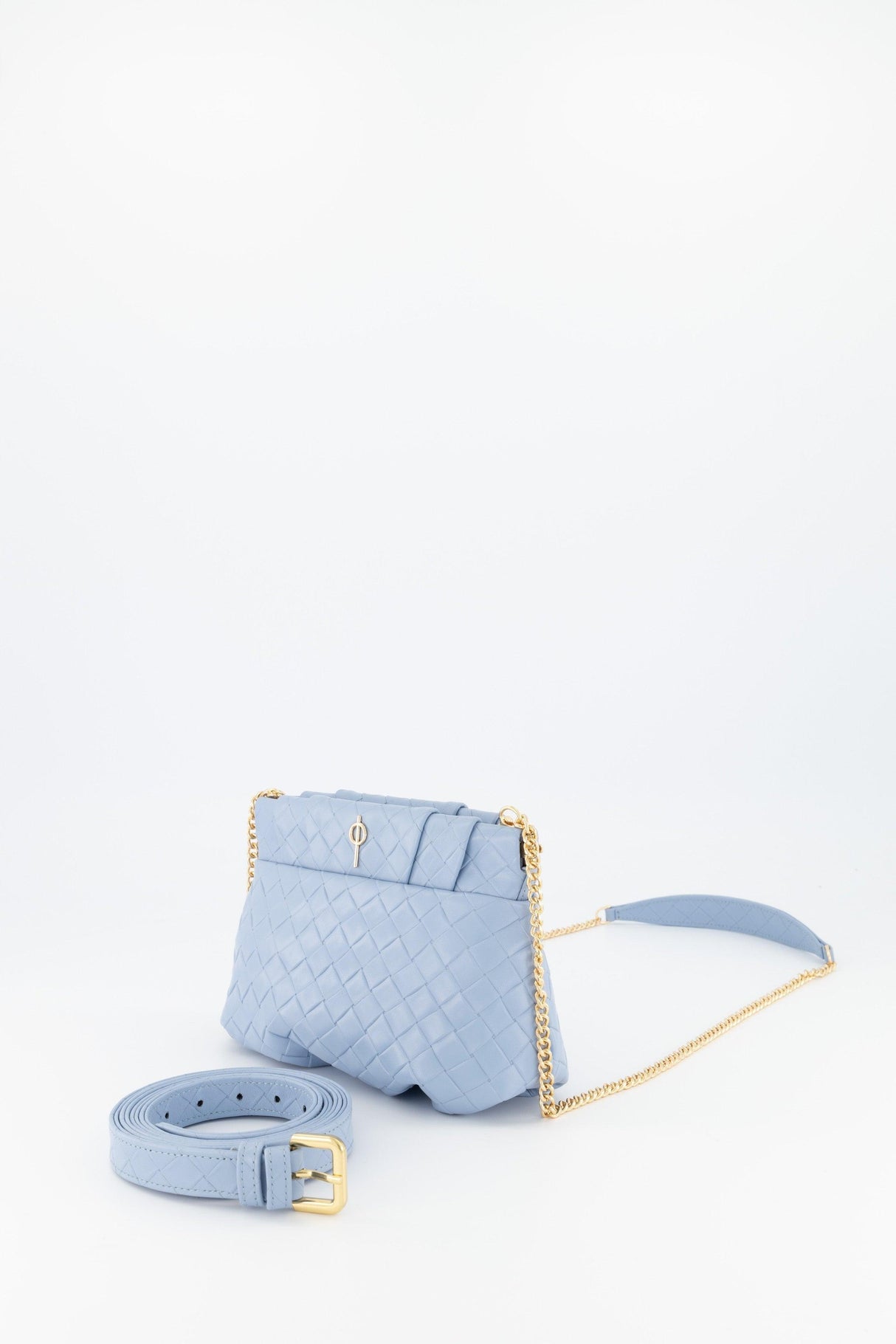 Mini Thalia Handbag Light Blue by Ladiesse