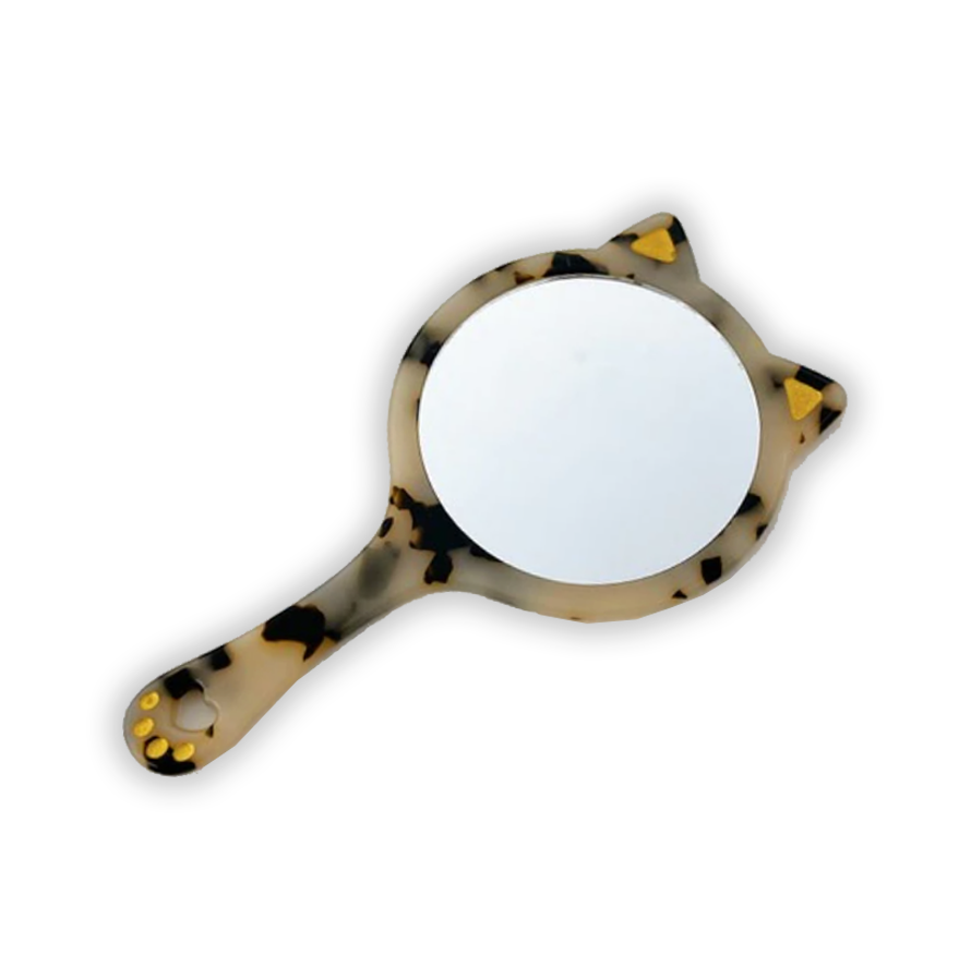 Mini Acetate Cat Shaped Mirror by Quirky Crate