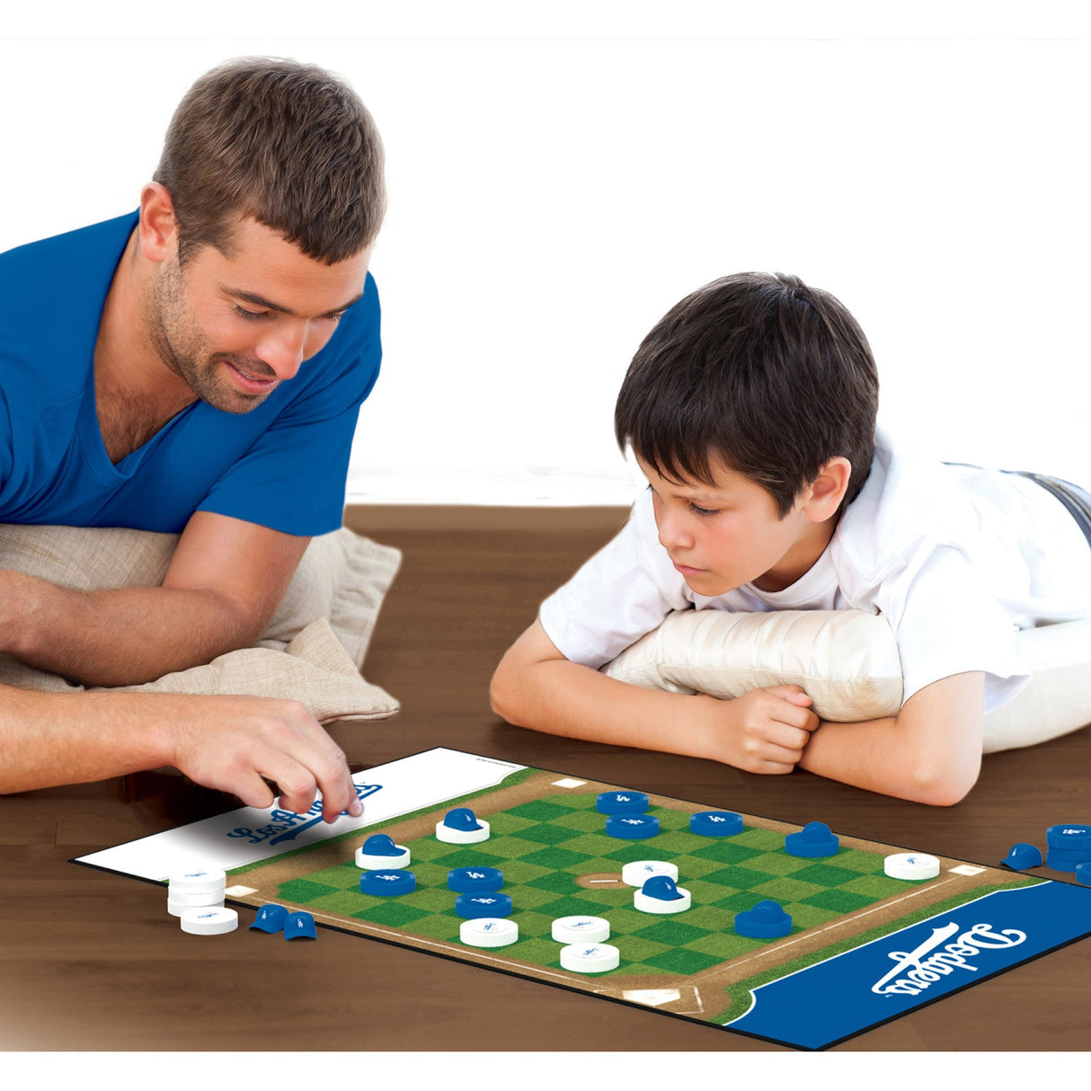 Los Angeles Dodgers Checkers Board Game by MasterPieces Puzzle Company INC