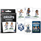 Dallas Cowboys All-Time Greats Playing Cards - 54 Card Deck by MasterPieces Puzzle Company INC