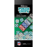 Miami Dolphins 100 Piece Poker Chips by MasterPieces Puzzle Company INC