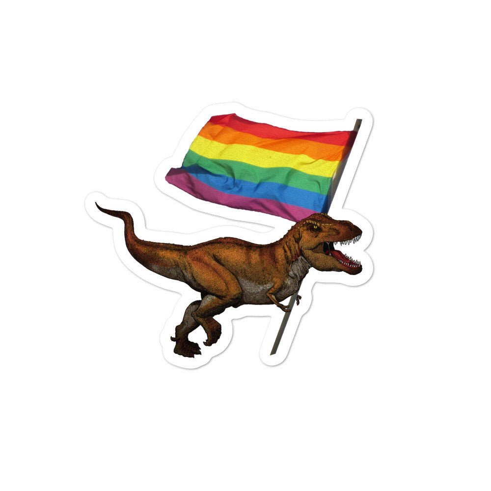 LGBT-Rex stickers by Proud Libertarian