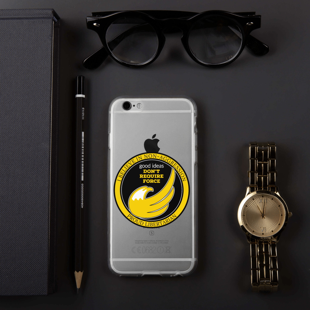 good ideas Don't require Force iPhone Case by Proud Libertarian