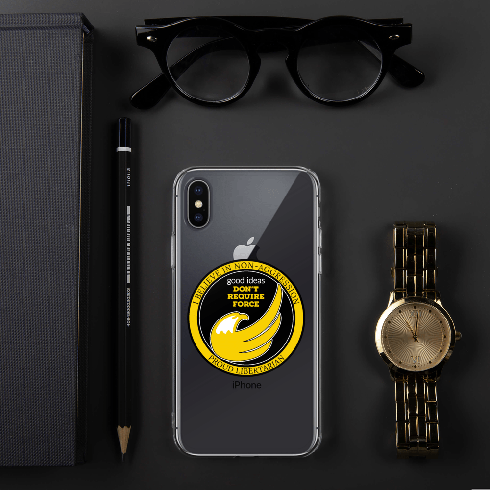 good ideas Don't require Force iPhone Case by Proud Libertarian