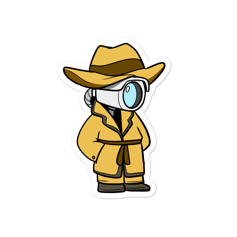 Don't Spy on Me Cartoon - Bubble-free stickers by Proud Libertarian