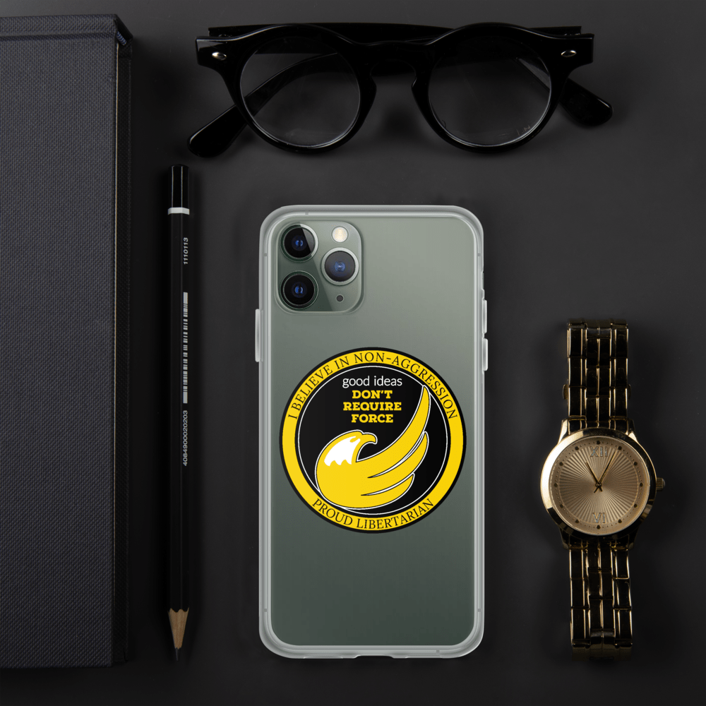 good ideas Don't require Force iPhone Case by Proud Libertarian