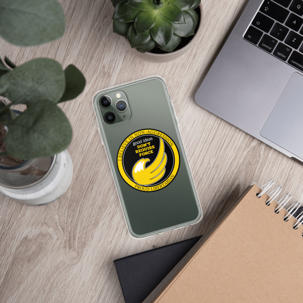 good ideas Don't require Force iPhone Case by Proud Libertarian