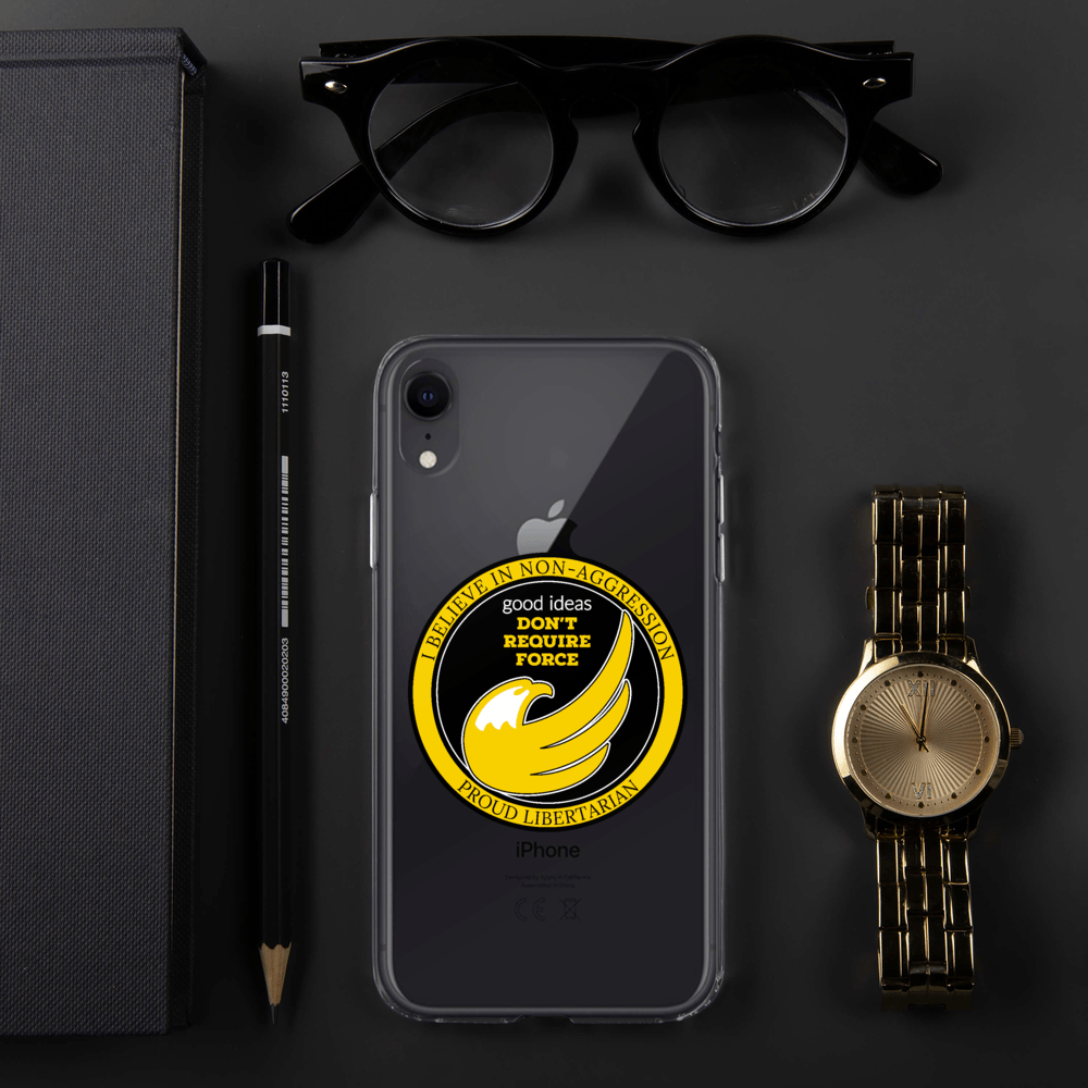 good ideas Don't require Force iPhone Case by Proud Libertarian