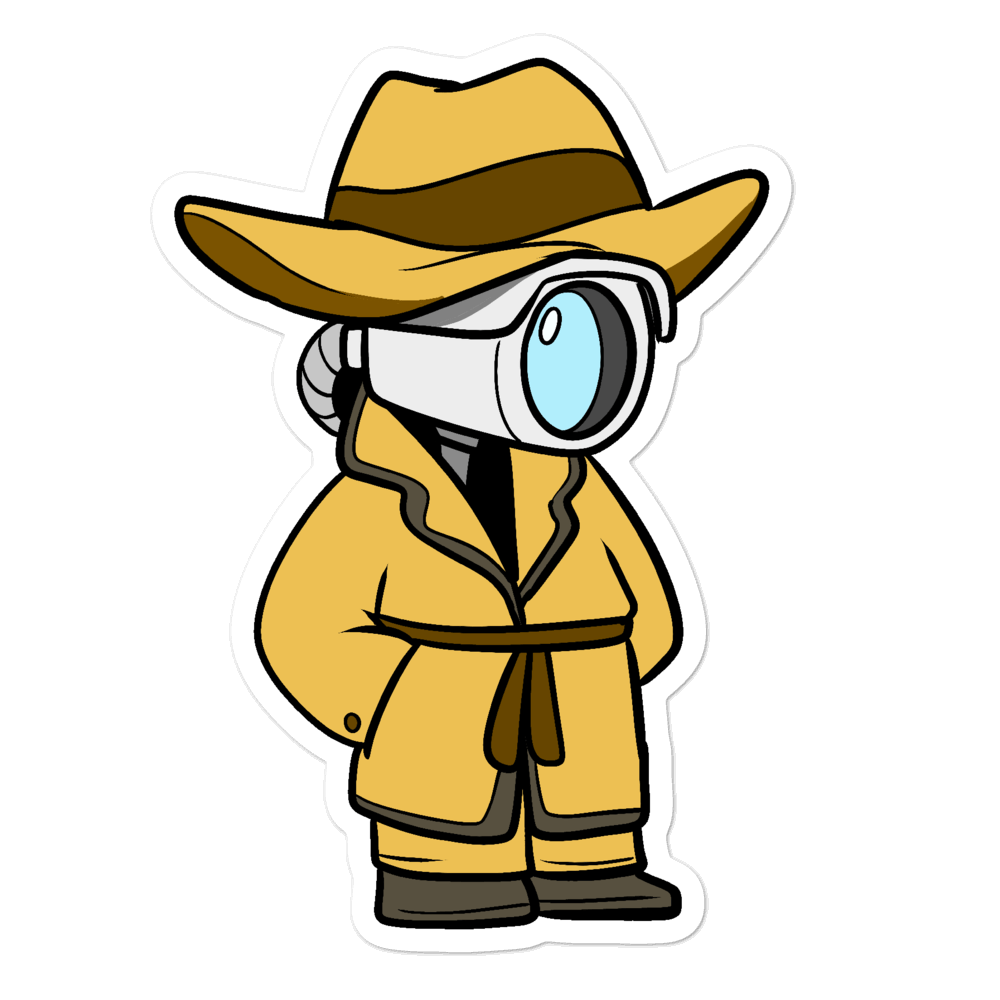 Don't Spy on Me Cartoon - Bubble-free stickers by Proud Libertarian