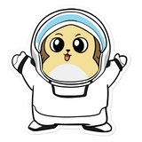 Freedom in Space Cartoon - Bubble-free stickers by Proud Libertarian