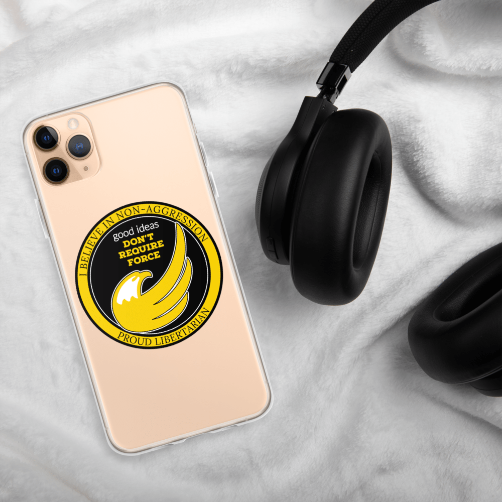 good ideas Don't require Force iPhone Case by Proud Libertarian