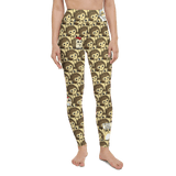 Libertarian Party Cartoon Porcupine Yoga Leggings by Proud Libertarian