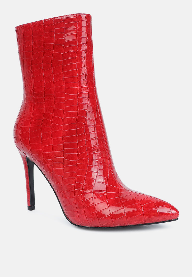 momoa high heel ankle boots by London Rag