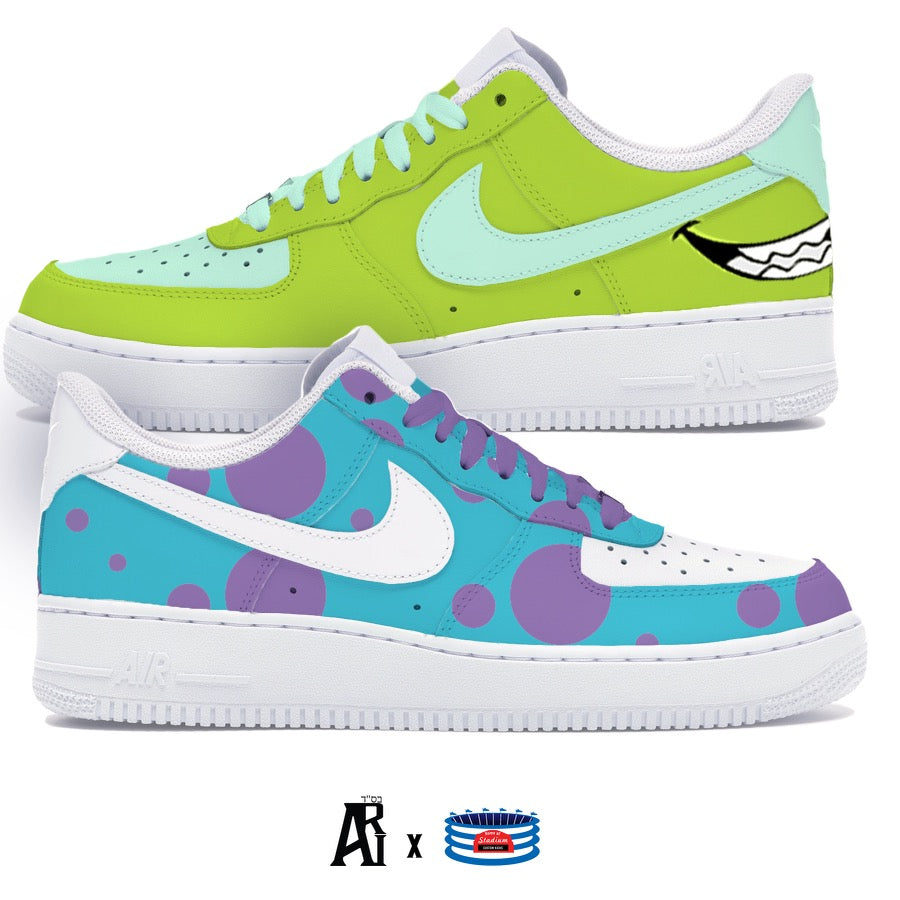 "Monsters" Nike Air Force 1 Low Shoes by Stadium Custom Kicks