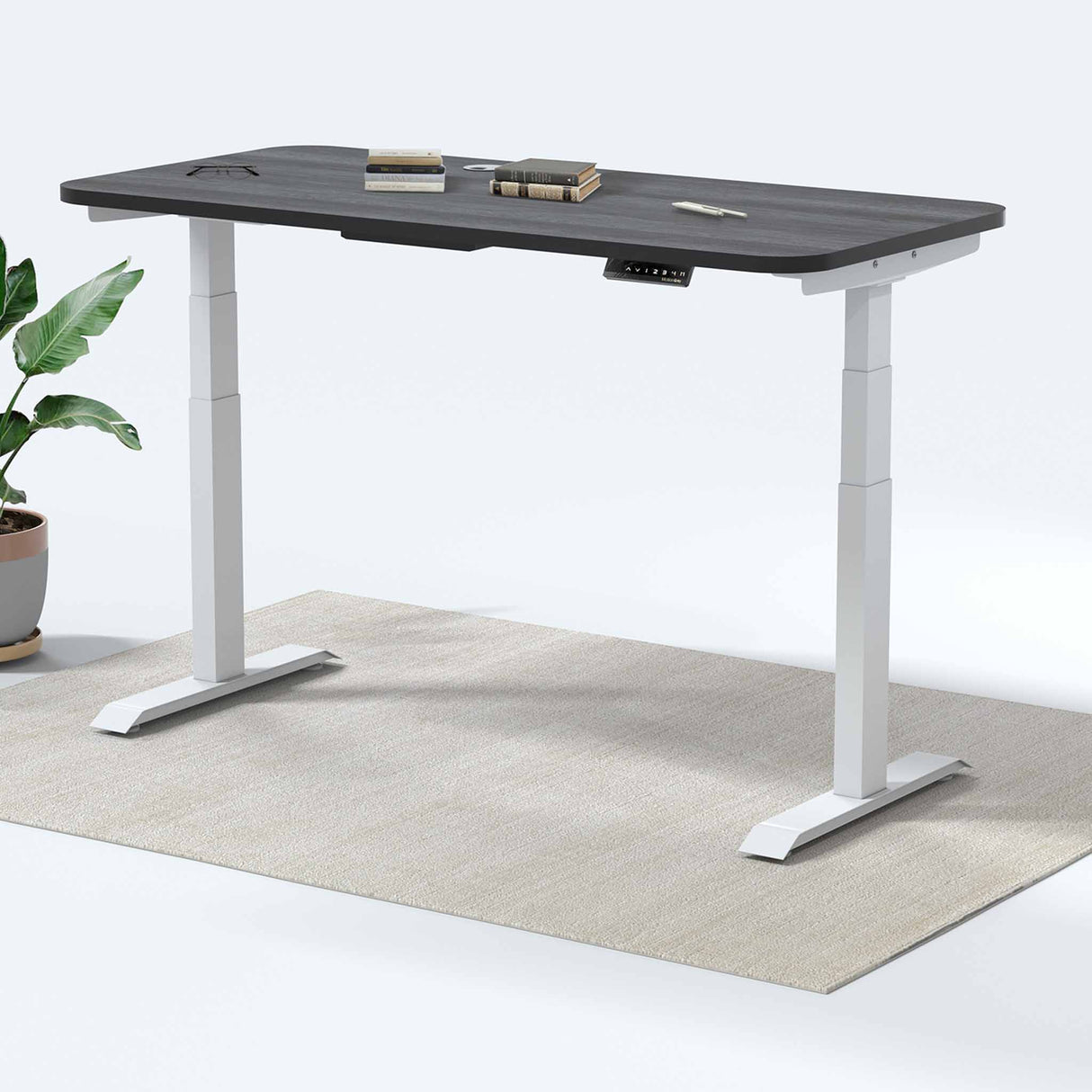 MotionGrey - Motion Series - Standing Desk with Table Top by Level Up Desks