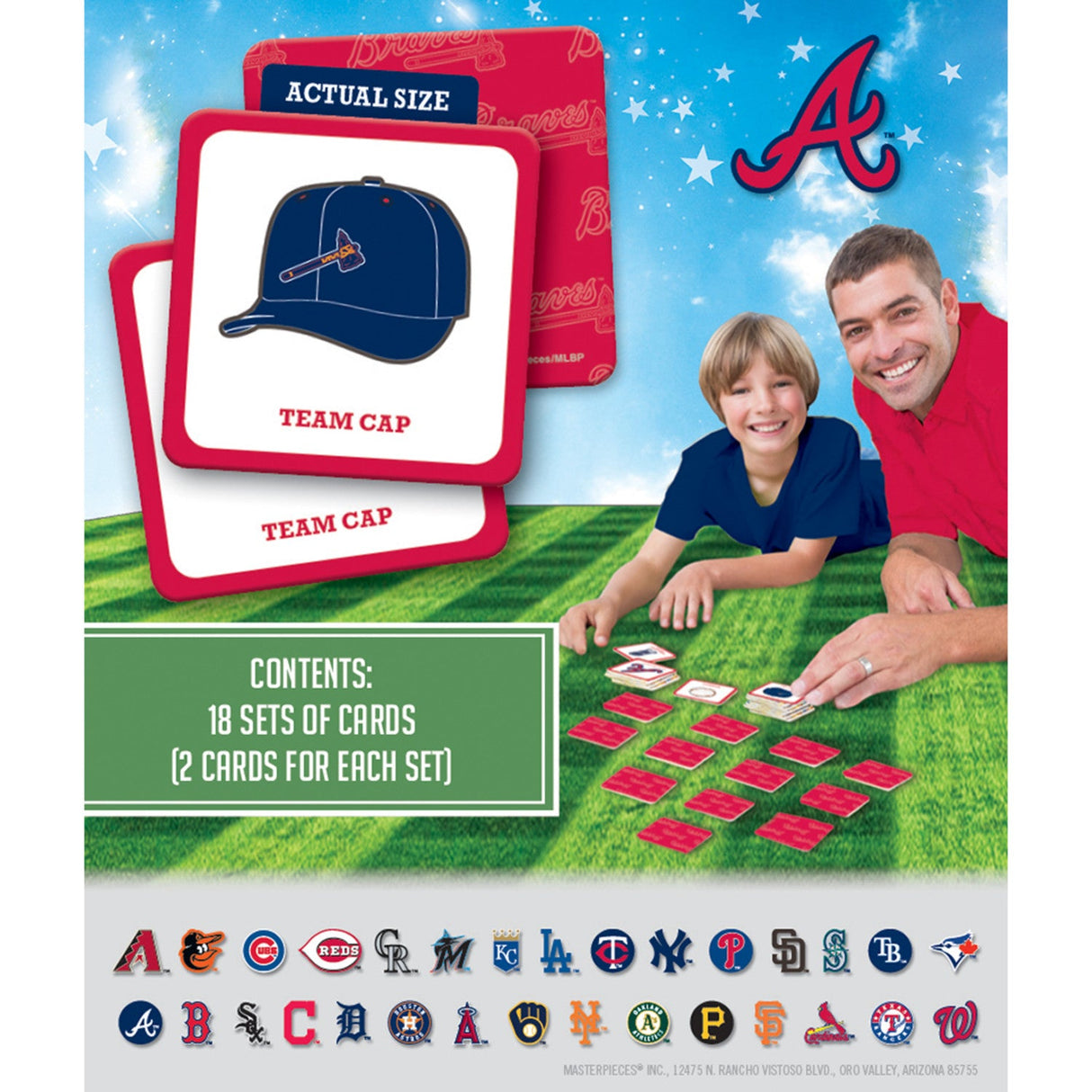 Atlanta Braves Matching Game by MasterPieces Puzzle Company INC