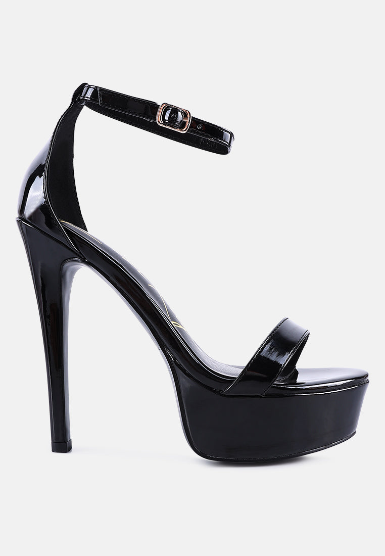 my mains high platform stiletto sandals by London Rag