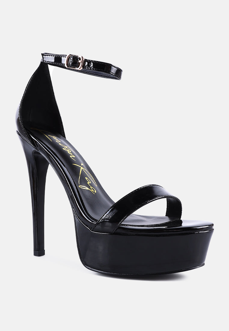 my mains high platform stiletto sandals by London Rag