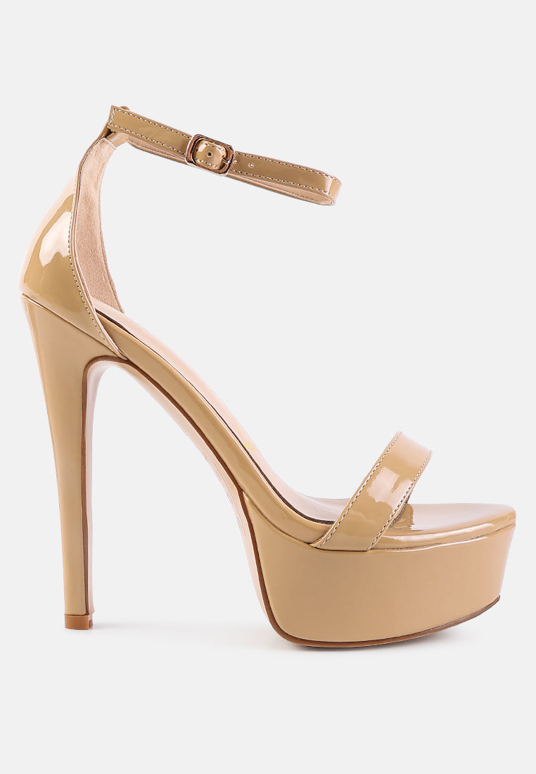 my mains high platform stiletto sandals by London Rag