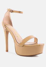 my mains high platform stiletto sandals by London Rag