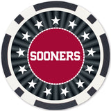 Oklahoma Sooners 100 Piece Poker Chips by MasterPieces Puzzle Company INC