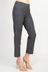 Zac & Rachel Slim Fit Pull on Pocket Pant - Black & Heather Slate by Curated Brands